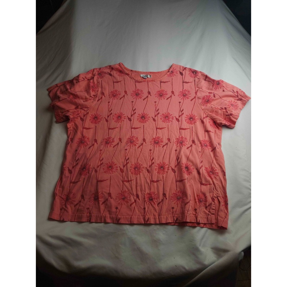 Vintage Y2K Xcit USA Top Womens 2X Pink Floral Fairy Grunge Whimsigoth Artsy